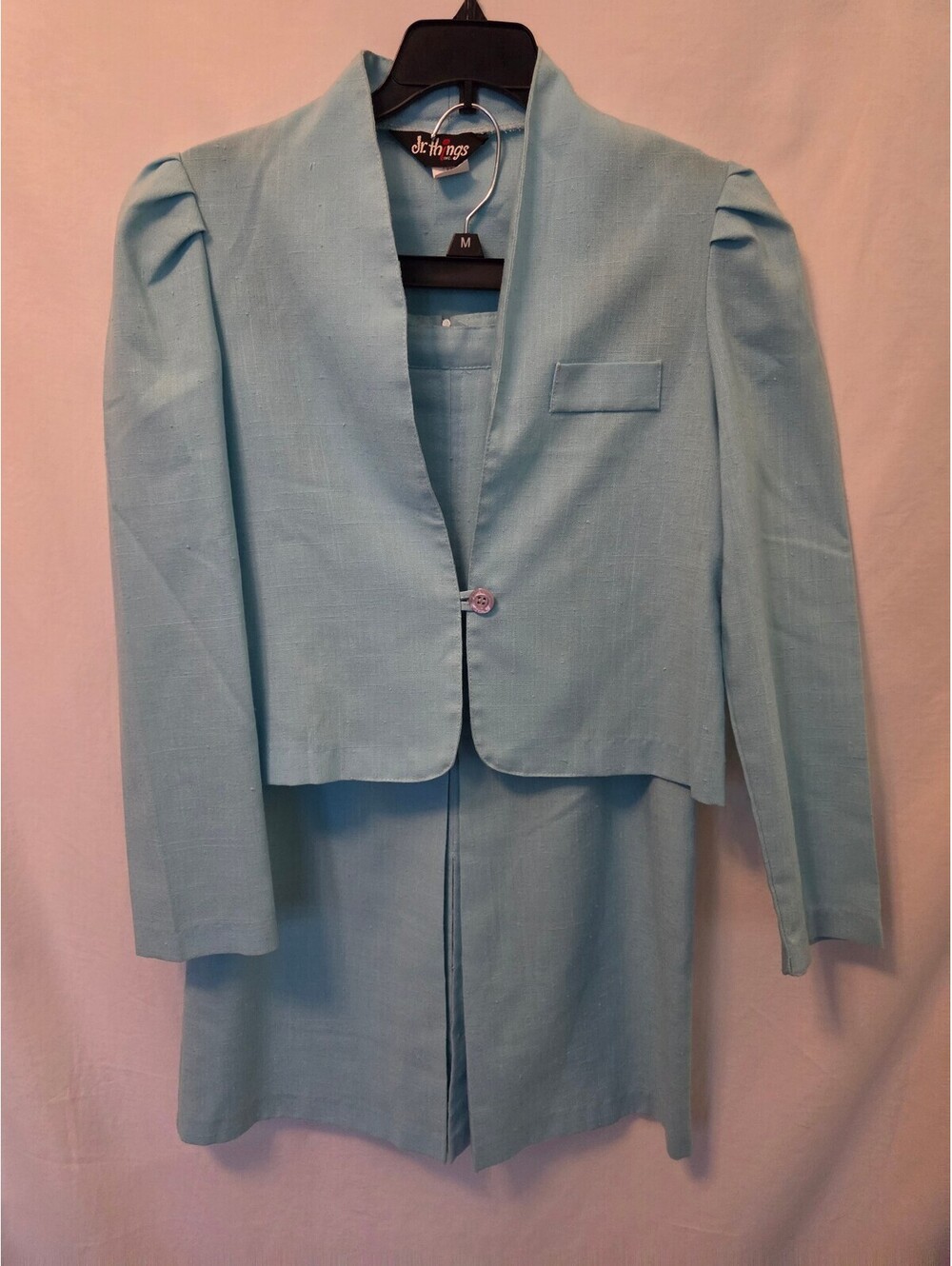 Vintage Union Made In USA Jr. Things Light Blue Suit Set Size 7